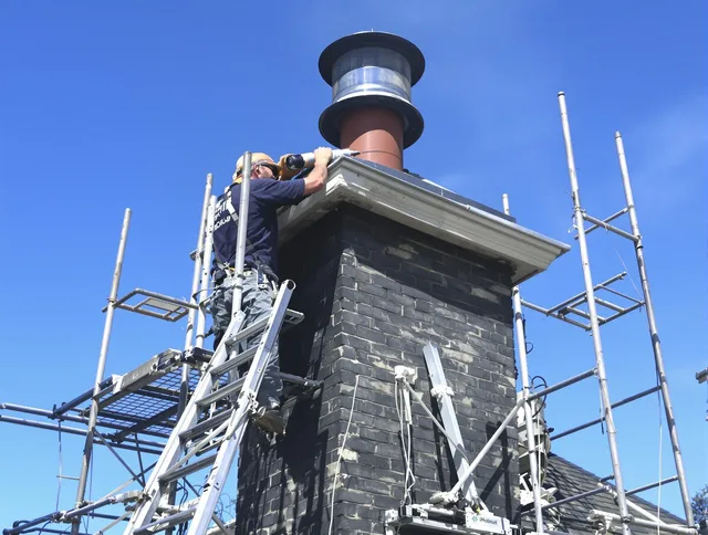 Sturdy chimney crown finished by Mount Holly Chimney Sweep in Mount Holly, NC